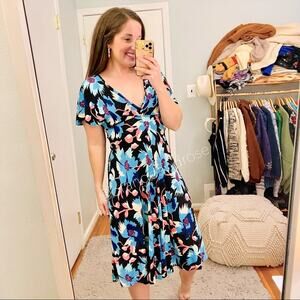 Temperley London Floral Midi Dress